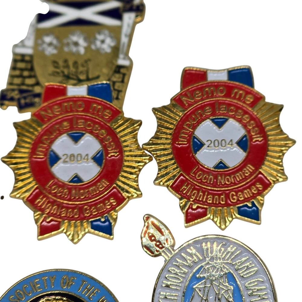 Scottish Highland Games Enamel Pin Lot Loch Norman Waxhaw Kings Mountain 17 - Picture 15 of 16